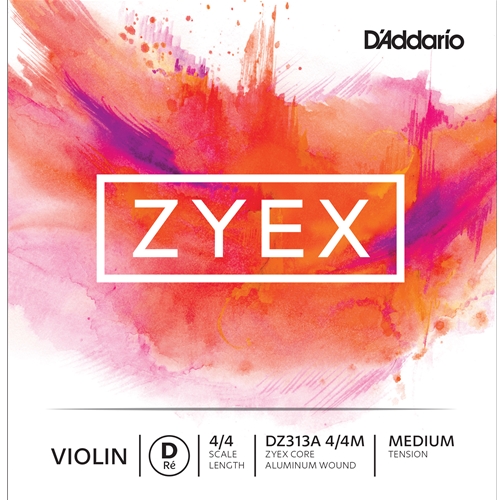 D'addario Zyex 4/4 Violin String D